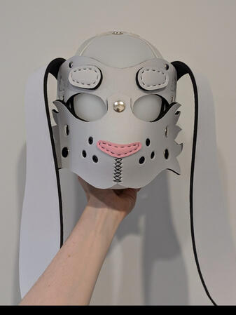White Bunny Mask Pre-made