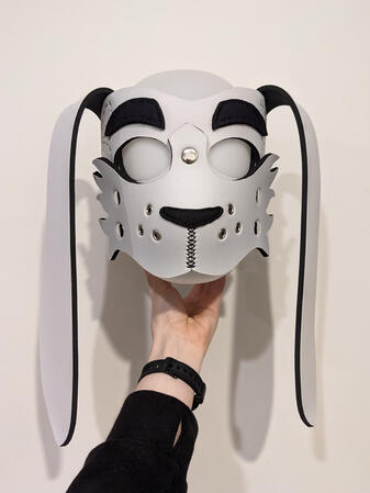 White Bunny Mask Pre-made
